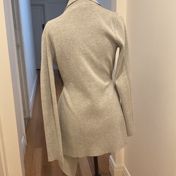 Grey waterfall knit jacket - Picture 3 of 7